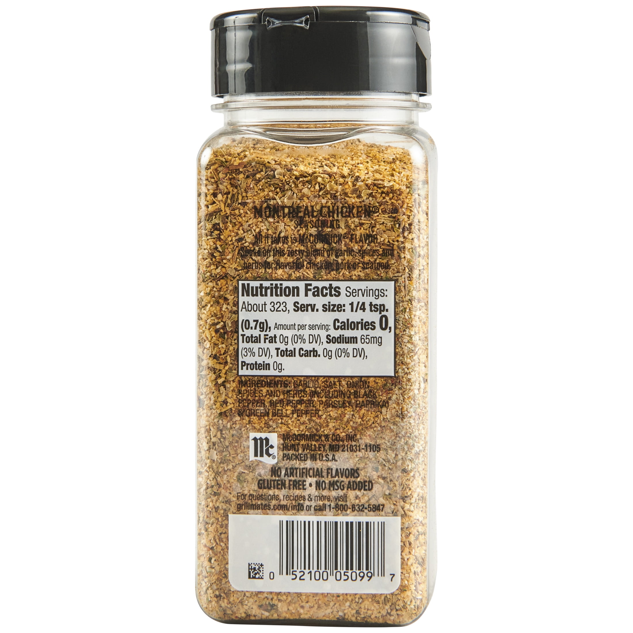 (6 pack) Grill Mates Montreal Chicken Seasoning, 8.0 oz Bottle