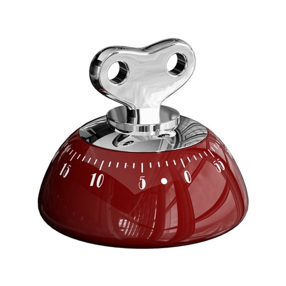 Mechanical 60 Minute Kitchen Timer With Magnetic Back For Refrigerator And Desk