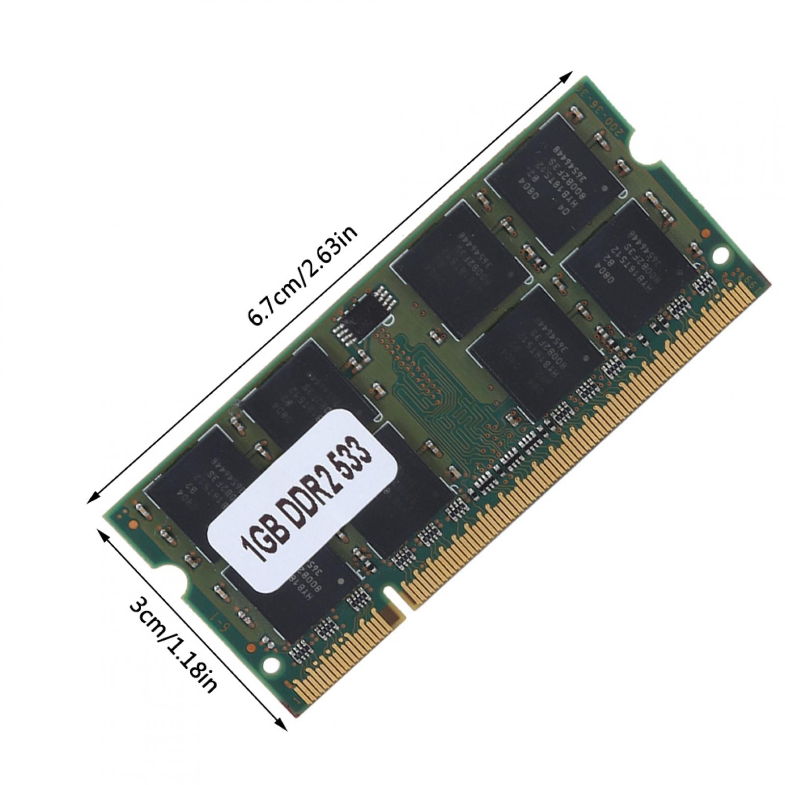 Fully Compatible 533MHz High Speed Operation Memory, 1GB DDR2 RAM, Durable For DDR2 Laptop - Walmart.com