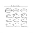 thumbnail image 2 of LAURITAMI 20Pcs 20G Sliver/Gold Nose Rings Hoops Screw L Shape Surgical Stainless Steel Nose Piercings Jewelry, 2 of 2
