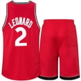 thumbnail image 2 of Aveki Maillot de Basketball pour Hommes, 2 Raptors, Cadeau pour les Fans de Basketball, Rouge, TG, 2 of 3