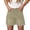 Khaki, variant on Conairie Jean Shorts Women Slim Elastic High Waisted Denim Shorts Trendy Vintage Washed Summer Trousers with Pockets Hot Pink L