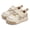Beige/White, variant on TARANIS Toddler Sneakers for Girls and Boys, Easy Clean Upper, Closed Toe Walking Shoes