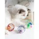 thumbnail image 1 of 1pc Interactive Cat Toy With Mouse Design, Feather Tail And Cage Ball, Random Color, Mouse Design Pet Plush Toy for Dog and Cat, 1 of 5