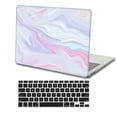 thumbnail image 1 of KSK KAISHEK Hard Shell Compatible MacBook Air 13.6" m2 with Touch ID Type C + Black Keyboard Cover Model: A2681 (Marble 84), 1 of 5