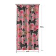 thumbnail image 5 of Shiba Inu Dog and Flower Floral Shower Curtain 36"x72" ,Bathroom Decorative Shower Curtains Set with 12 Hooks,Modern Waterproof Washable Shower Curtain, 5 of 6