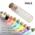 thumbnail image 3 of 20* Clear Cork Glass Bottles Vials-transparent, 3 of 8