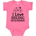 thumbnail image 3 of Inktastic Biking with Mommy Bicycle Boys or Girls Baby Bodysuit, 3 of 5