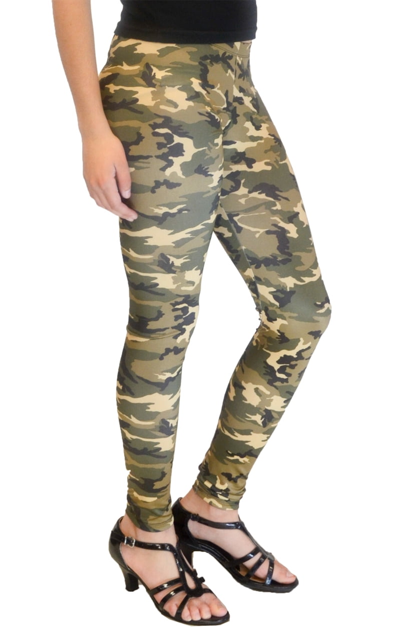 Long Leggings - Army Camouflage (Junior 