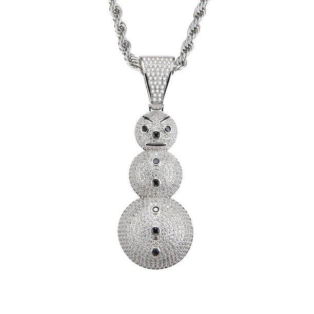 con colgante cristal, gargantilla de , cadena de , bisutería para mujeres, hombres, niños, regalos, 24 pulgad Plata
