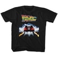 thumbnail image 1 of Back To The Future Tail Lights Black Youth T-Shirt, 1 of 1
