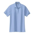 thumbnail image 5 of Mafoose Women's Comfortable Silk Touch Polo Golf Shirt Short Sleeve Light Blue M, 5 of 7