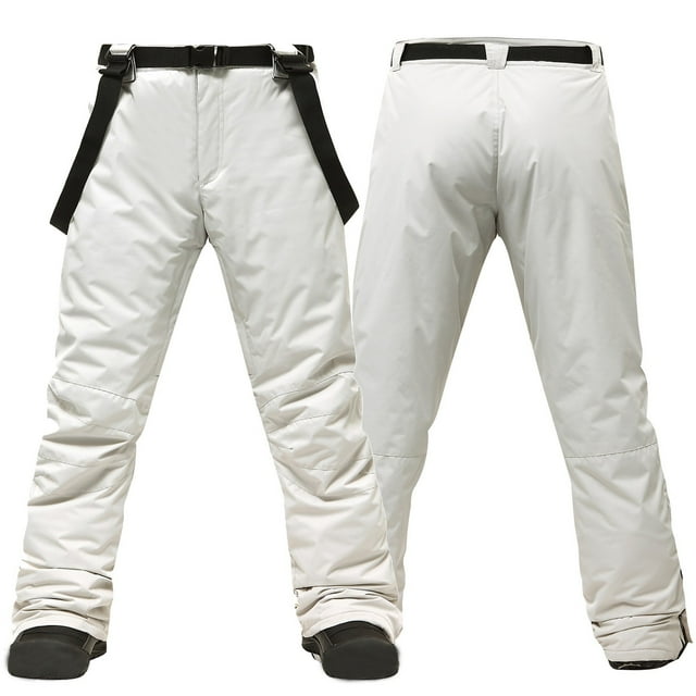 Pantalon de Planche à Neige Imperméable Isolé pour Hommes avec Bretelles