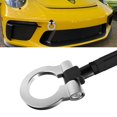 thumbnail image 1 of Xotic Tech Sport Track Racing Style CNC Aluminum Screw-on Tow Hook Front Bumper Compatible with Porsche Panamera, Carrera 911 991 (Silver), 1 of 9