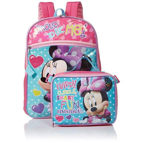 minnie mouse backpack and lunchbox