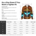 thumbnail image 3 of KLL Butterfly Alighted On Sunflowers Print Men's Women’s UPF 50+ Sun Protection Outdoor Hoodie Jacket Long Sleeve Fishing Hiking Performance Shirt- 3X-Large, 3 of 5