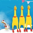 thumbnail image 5 of 1Pcs Kids Squeaky Screaming Chicken Sound Toys Stress Releif Prank Fun Toys 6 inches, 5 of 6
