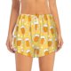 thumbnail image 2 of Balery Beer Pantalones cortos deportivos para mujer con forro y dos bolsillos, elásticos, para entrenamiento, gimnasio, yoga-Small, 2 of 7