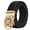 Black gold, variant on Men's Belt Leather Ratchet Belt for Men Dress Casual Every Day with Adjustable Buckle, Trim to Fit - No Box