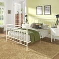 thumbnail image 3 of Weston Home Gabrielle Metal Full Platform Bed, White, 3 of 8