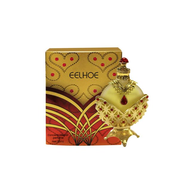 EELHOE-aceite de Perfume concentrado dorado estilo árabe, fragancia duradera, suave, no acre, fragancia concentrada portátil, Beauty Pro Fivean unisex