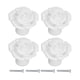 thumbnail image 2 of Suministros para muebles, juego de 4 tiradores de puerta en forma de rosa, tiradores de armario, parte superior de la línea, 2 of 14