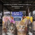 thumbnail image 3 of Bathroom Scale, Highly Accurate Digital Body Scale,Precisely Measures Weight up to 400 lbs-Group Of Cute Kittens Sitting In Front Of Colorful Flowers, 3 of 4
