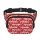 thumbnail image 1 of Fotbe Popcorn2 Cangurera Cuadrada con Estampado de Doble Capa, Bolsa de Cintura Ajustable Mini para Hombres y Mujeres, 1 of 9