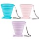 thumbnail image 1 of 3 tazas de café plegables para viajes: taza de camping plegable de silicona, botella deportiva con tapas, 1 of 5