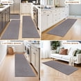thumbnail image 6 of Vaukki Kitchen Rugs and Mats Non Skid Washable Set of 3,Rubber Backing Absorbent Kitchen Mats for Floor Front of Sink,Gray, 6 of 10