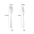thumbnail image 3 of LIFKOME 1Pcs Stainless Steel Fork for Fruit Eating for Camping Silver, 3 of 8