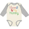 thumbnail image 3 of Inktastic I Love My Mommy Handprints Boys or Girls Long Sleeve Baby Bodysuit, 3 of 5