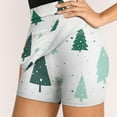 thumbnail image 2 of Women's Snowman Christmas Tree Elk Print High Waist A-Line Mini Skirts Colorful Pleated Short Skirt Trendy E-Girls Streetwear, 2 of 5