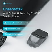 CheerTok Cheerdots 2 Wireless Touchpad All-in-one Pocket AirMouse AI Recording ChatGPT Enabled Mouse Presenter Smart Phone Remo
