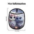 thumbnail image 3 of Pofeuu Cute Animal Couple Print Silicone Pot Mat Mitten With Hanging Loop Heat Resistant Oven Mitts Non-Slip Bbq Baking Smoking Potholders, 3 of 7