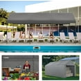 thumbnail image 6 of Phonjoroo Carport 10x20 Car Ports Heavy Duty Carports Portable Garage Car Canopy Tent Outdoor Car Shelter (Grey), 6 of 7