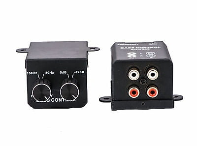 2017 Car Amplifier Bass Controller RCA Gain Level Volume Control Knob Booster 