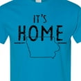 thumbnail image 4 of Inktastic It's Home State of Iowa Outline Distressed Text T-Shirt, 4 of 5