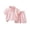 Pink, variant on WRKEKC Boys Summer Casual Outfits Turndown Collar Short Sleeve Set and Shorts 2 Piece for 6 Months-10 Years