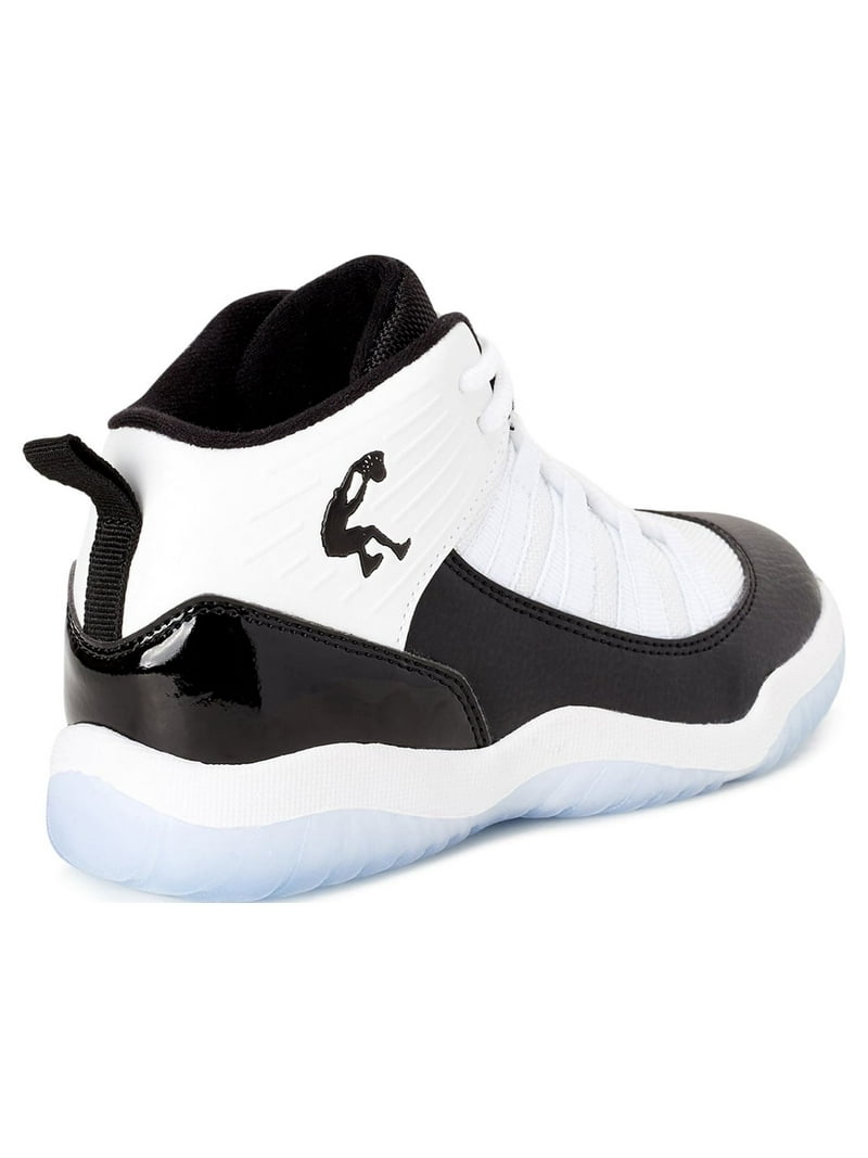 Shaq Boys' Shoes Retro Basketball Athletic Sneaker Black Blue Size