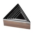 thumbnail image 1 of 7pcs 20-50mm Leather Triangular Cutting Dies Set for DIY Craft, 1 of 4
