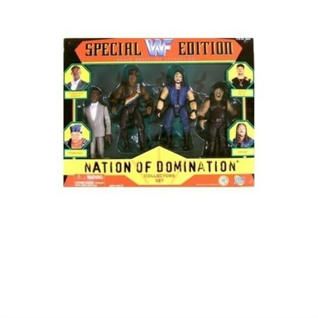 prannoi wwf special edition nation of domination action figure multi-pack