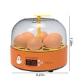 thumbnail image 3 of TIMIFIS Lint Removers Eggs Incubation for Hatching Chicks with Humidity Display - 6 Eggs Incubators with Auto Turning - Humidity Temperature Control Incubators for Apartment Essentials, 3 of 7