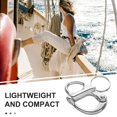 thumbnail image 3 of MOVTOTOP 2pcs Marine Grade Swivel Snap Shackles for Sailing Rigging and Survival Bracelets, 3 of 8