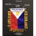 thumbnail image 1 of Philippines car Flag Rearview Mirror - Window Car Accessories Filipino Design, 1 of 4