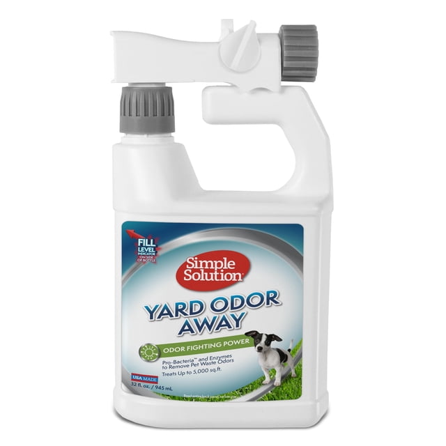 Spray eliminador de olores para jardín, solución simple, 946 ml