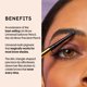 thumbnail image 3 of Lápiz de cejas Winky Lux Uni-Brow Precision, de doble punta con cepillo, resistente al agua y de larga duración, con micropunta, tono universal para cejas naturales (marrón, rubio, gris pardo), 3 of 6
