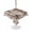 Brown Grey, variant on Outdoor Tablecloth with Umbrella Hole for Patio/Picnic/Party/Camping, Farmhouse Star Brown Waterproof Table Cloth Round Cover Washable, Retro Branches Berry Wooden Grain (Dia 60")