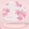 thumbnail image 7 of Hzzsbu Women's Silicone Swimming Cap Waterproof Swimming Hat Non-slip Printed Cherry Blossoms Cap Flexible Elastic Swimming Cap, 7 of 7