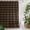 Walnut, Espresso, Mocha, Black, variant on Black Brown Buffalo Plaid Shower Curtain - Water Repellent Fabric Shower Curtains Washable, Geometric Classic Checkered Decorative Polyester Cloth Bathroom Curtains Modern Bath Decor 36"x72"
